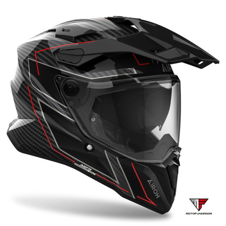 Capacete Airoh Commander 2 Stylish Carbon Gloss