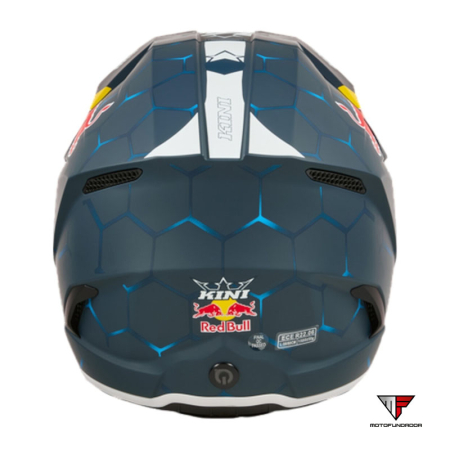 Capacete Kini MX3 Red Bull 1.0 - Blue / White 