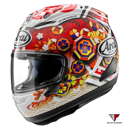 Capacete ARAI RX-7V EVO NAKAGAMI GP3 - Replica