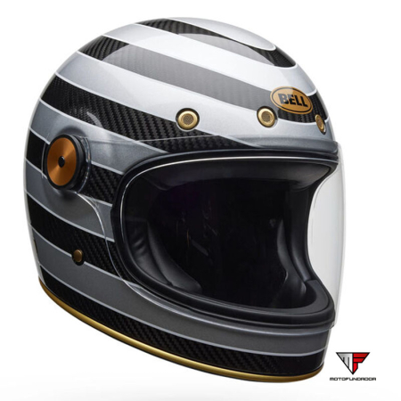 Capacete BELL Bullitt GT Carbon Helmet - RSD Temple Gloss Black/Silver