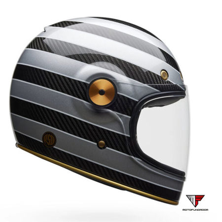 Capacete BELL Bullitt GT Carbon Helmet - RSD Temple Gloss Black/Silver