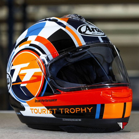 Capacete Arai RX-7 Evo Isle Of Man TT 2025 Limited Edition