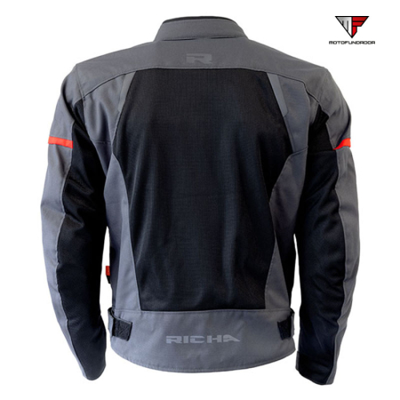 Casaco Richa Senhora AUYAN WP - Dark Gray/Red 