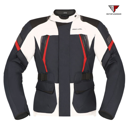Casaco Richa Phantom 3 - Navy/Light Grey/Red
