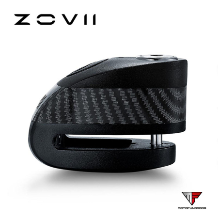 Cadeado de Disco com Alarme ZOVII Preto