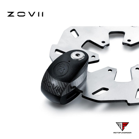 Cadeado de Disco com Alarme ZOVII Preto