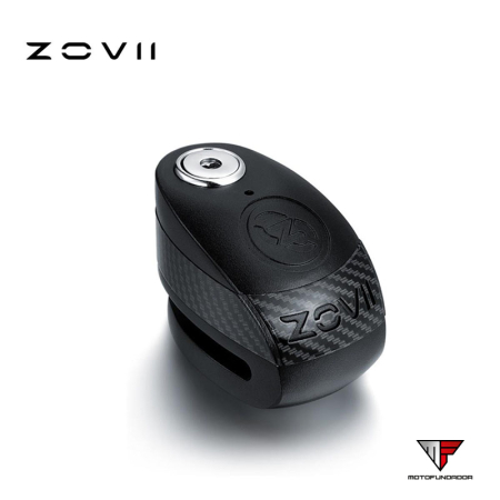 Cadeado de Disco com Alarme ZOVII Preto